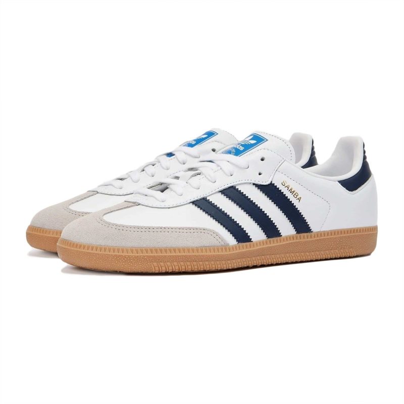 adidas mens samba og whiteindigo 10043572 tip top shoes of new york 559544