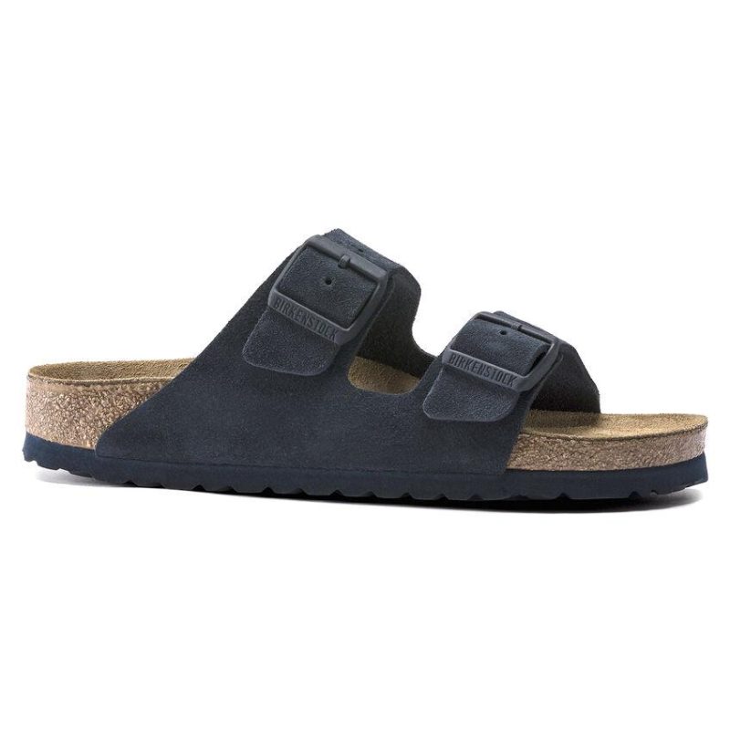 birkenstock mens arizona soft footbed navy night suede 9000399 794013