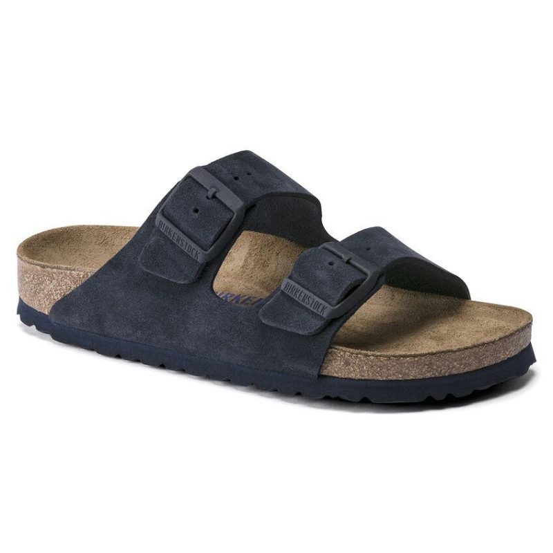 birkenstock mens arizona soft footbed navy night suede 9000399 813930