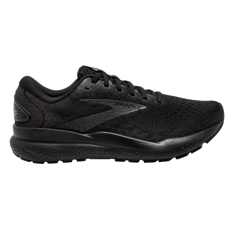 brooks mens ghost 16 blackblackebony 10050250 tip top shoes of new york 142575