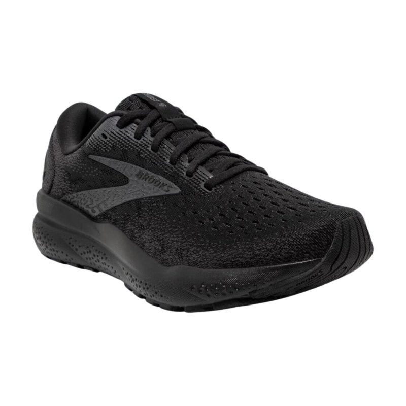 brooks mens ghost 16 blackblackebony 10050250 tip top shoes of new york 169652