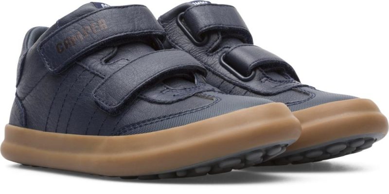 camper boys pursuit mid navy leather sizes 28 34 927410 309153