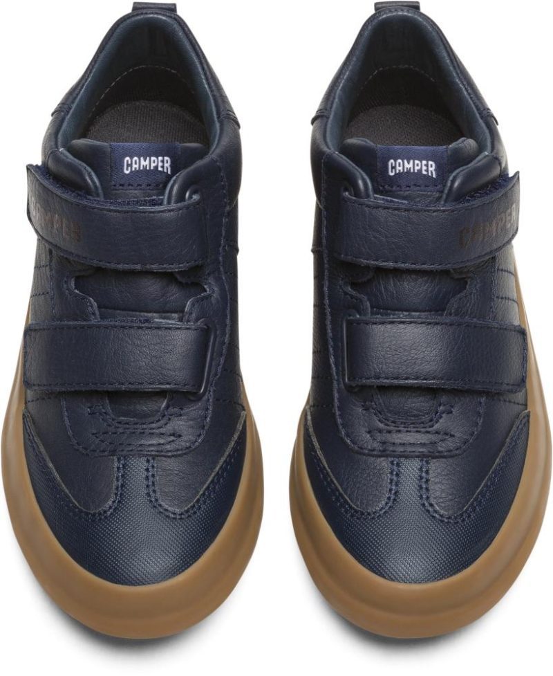 camper boys pursuit mid navy leather sizes 28 34 927410 514064