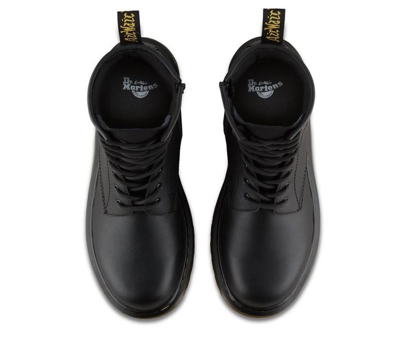 dr martens kids 1460 softy black leather 937924 151354