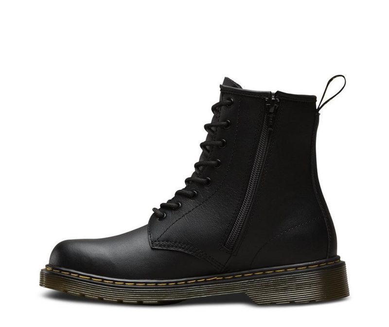 dr martens kids 1460 softy black leather 937924 538054