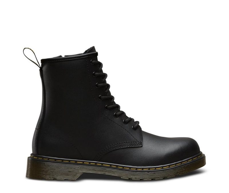 dr martens kids 1460 softy black leather 937924 685120