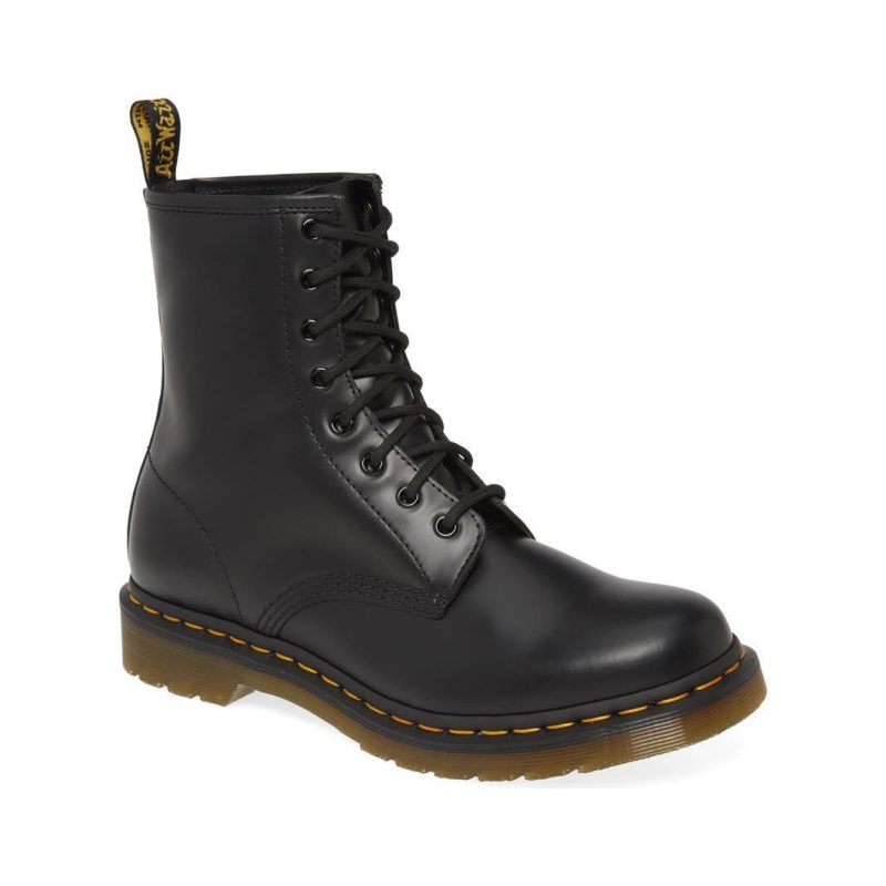 dr martens womens 1460 black smooth leather 936347 231197