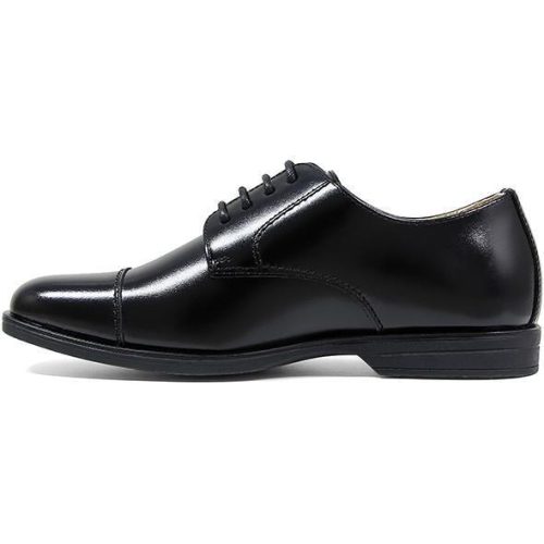 florsheim kids boys reveal cap toe oxford jr black leather sizes 35 7 691698 400313