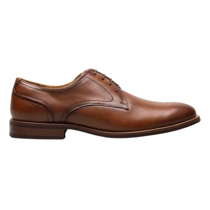 florsheim mens rucci plain oxford cognac leather 3017976 tip top shoes of new york 606129