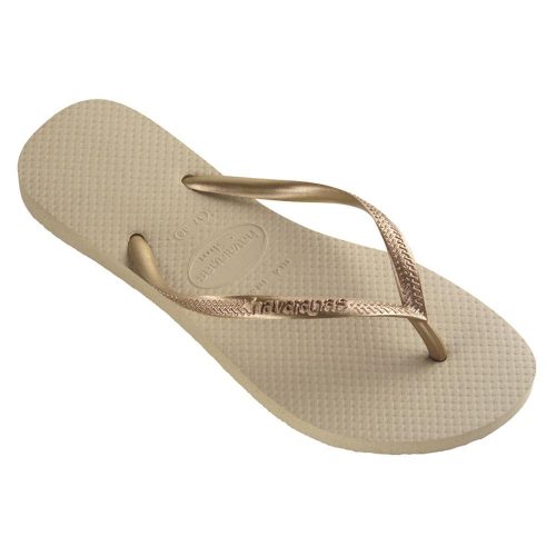 Havaianas Girl's Slim Grey/Gold - 638204 - Tip Top Shoes of New York