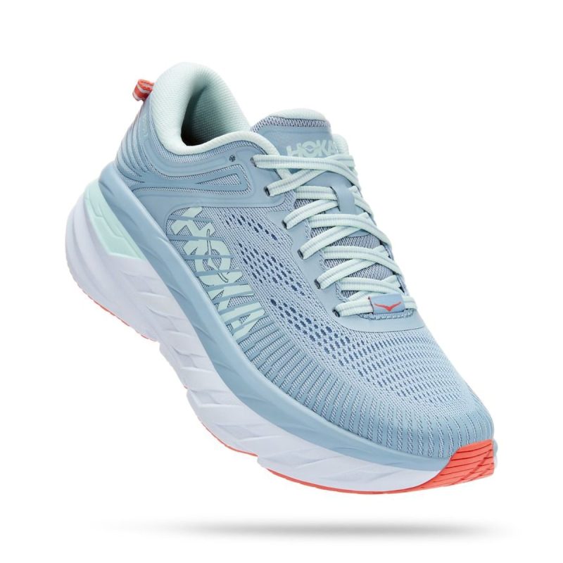 hoka womens bondi 7 blue fogglass 7730983 402983