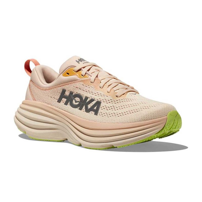 hoka womens bondi 8 creamvanilla 10042223 tip top shoes of new york 353917