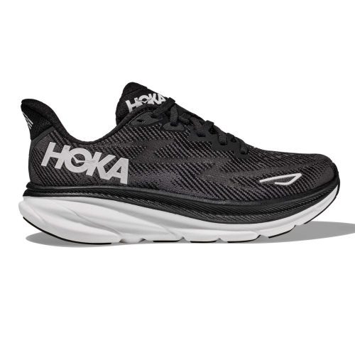 hoka womens clifton 9 blackwhite 10022881 tip top shoes of new york 446150