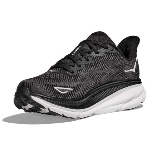 hoka womens clifton 9 blackwhite 10022881 tip top shoes of new york 495866