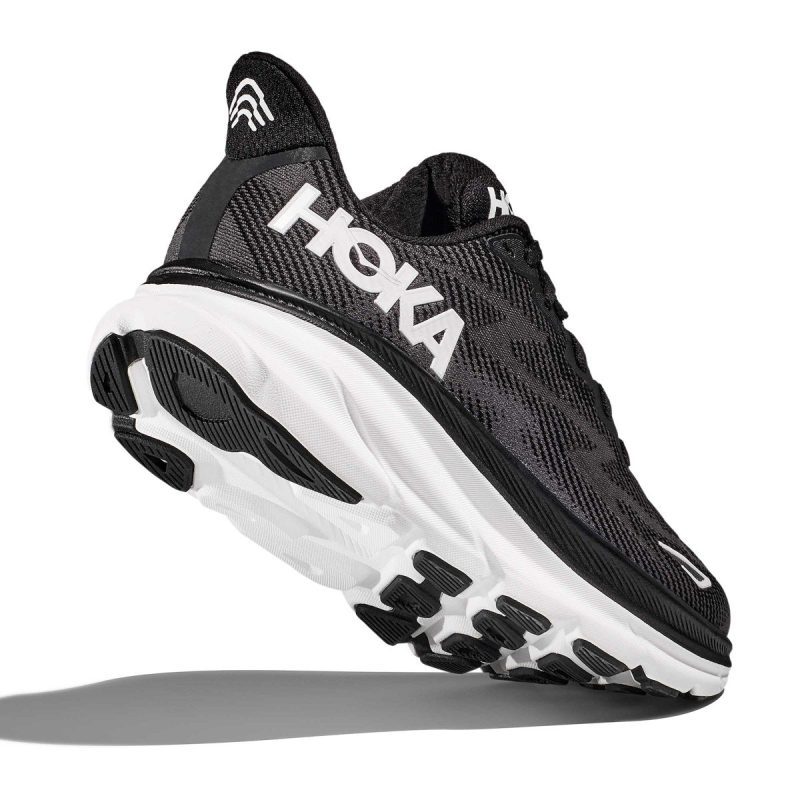 hoka womens clifton 9 blackwhite 10022881 tip top shoes of new york 929707