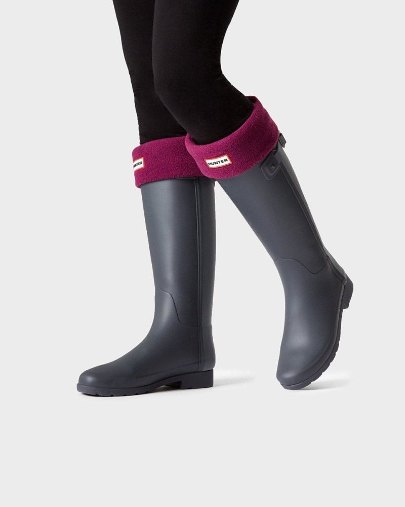 hunter boot socks dark plum 408089105010 684615