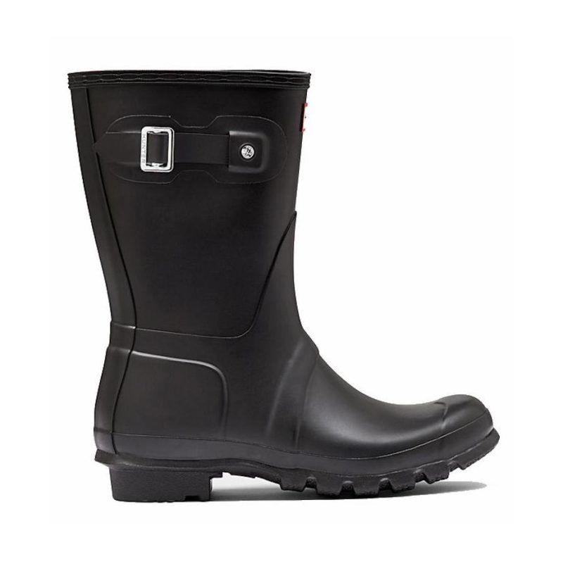 hunter womens original short rain boots black 405108301019 132081