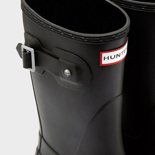 hunter womens original short rain boots black 405108301019 493958