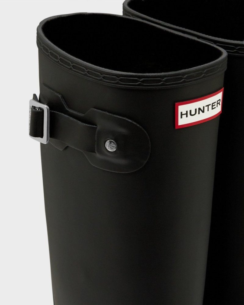 hunter womens original tall rain boots black 403478601012 667912