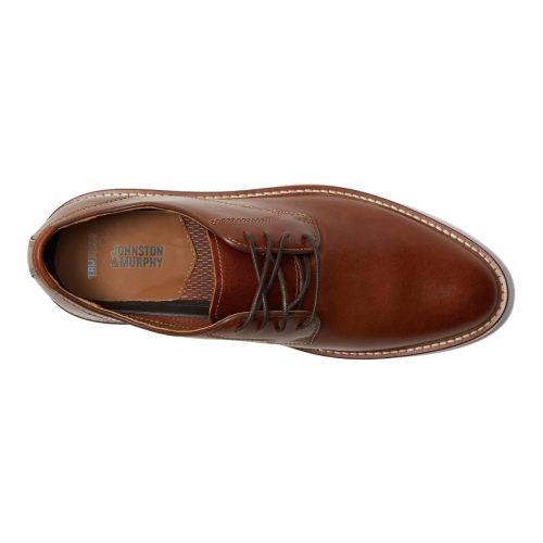 johnston murphy mens upton plain toe tan full grain 9015198 tip top shoes of new york 755563