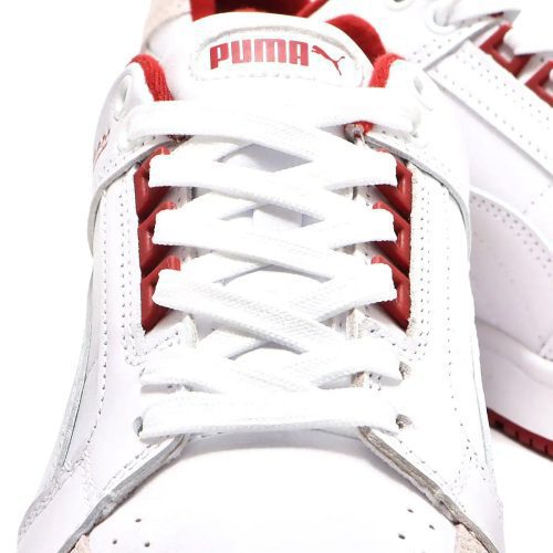 puma mens slipstream lo whiteburgundy 10016685 310668