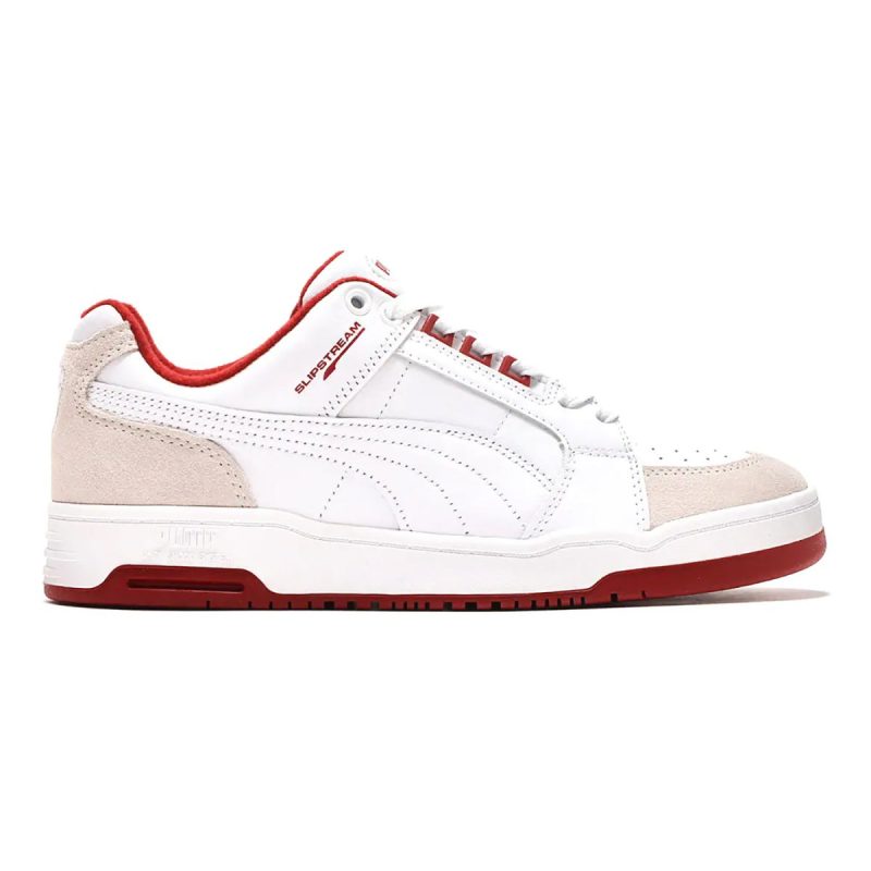 puma mens slipstream lo whiteburgundy 10016685 473331