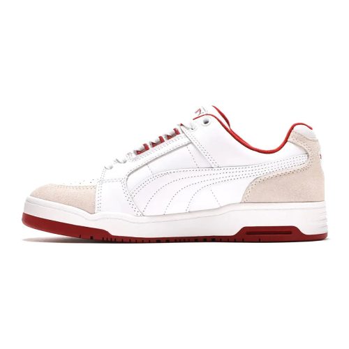 puma mens slipstream lo whiteburgundy 10016685 649203