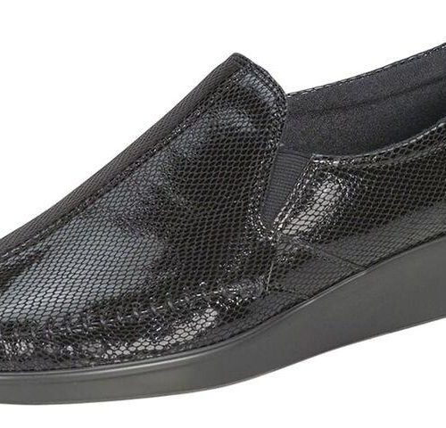 sas womens dream black snake leather 407801004020 264035