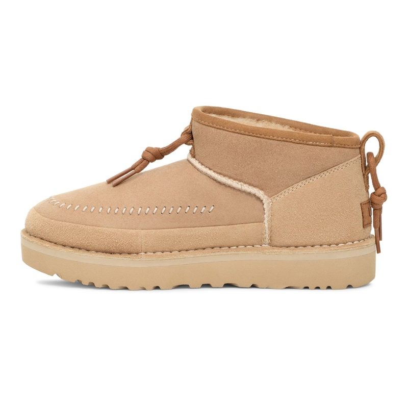 ugg womens ultra mini crafted regenerate sand 9013269 tip top shoes of new york 946162